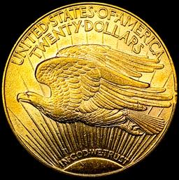 1908-D $20 Gold Double Eagle CHOICE AU
