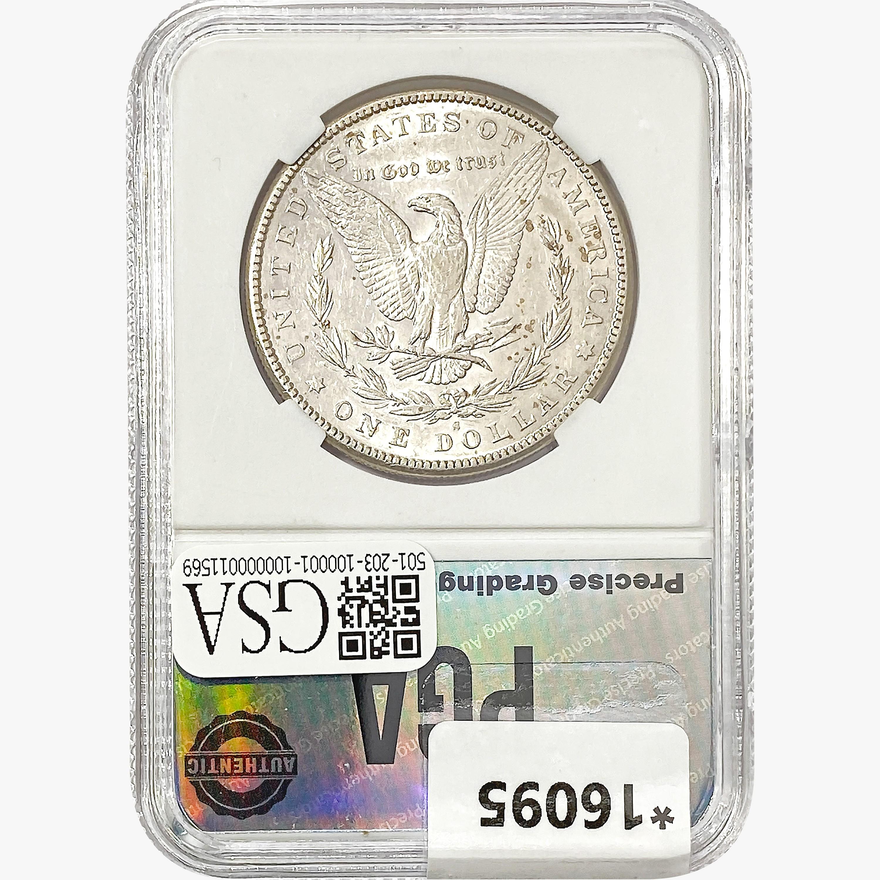 1883-S Morgan Silver Dollar PGA MS63