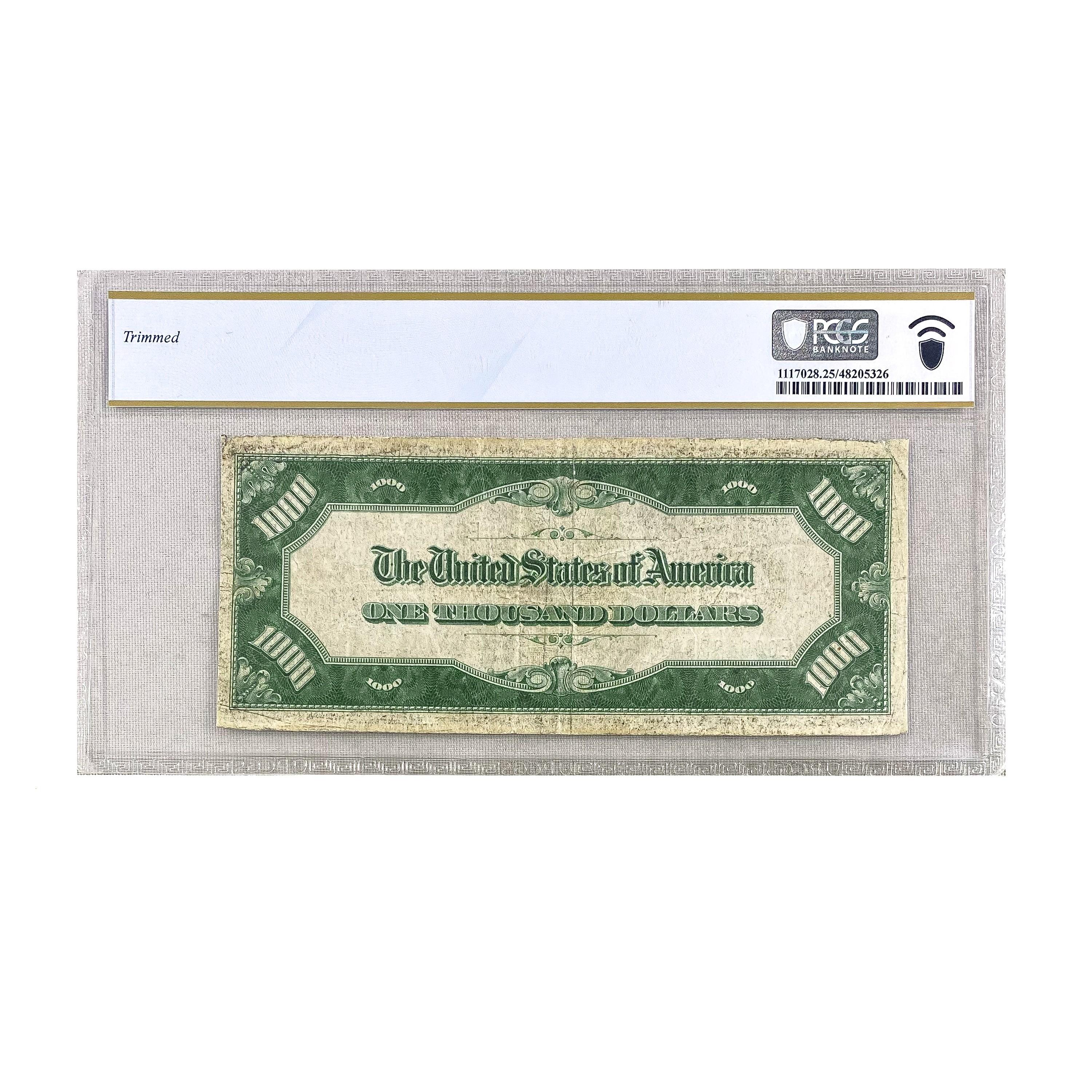 1928 $1,000 FRN RICHMOND, VA PCGS VF25