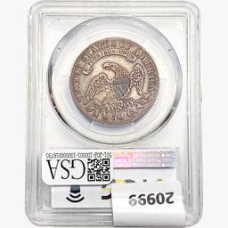 1832 Capped Bust Half Dollar PCGS XF40 SM. Letters