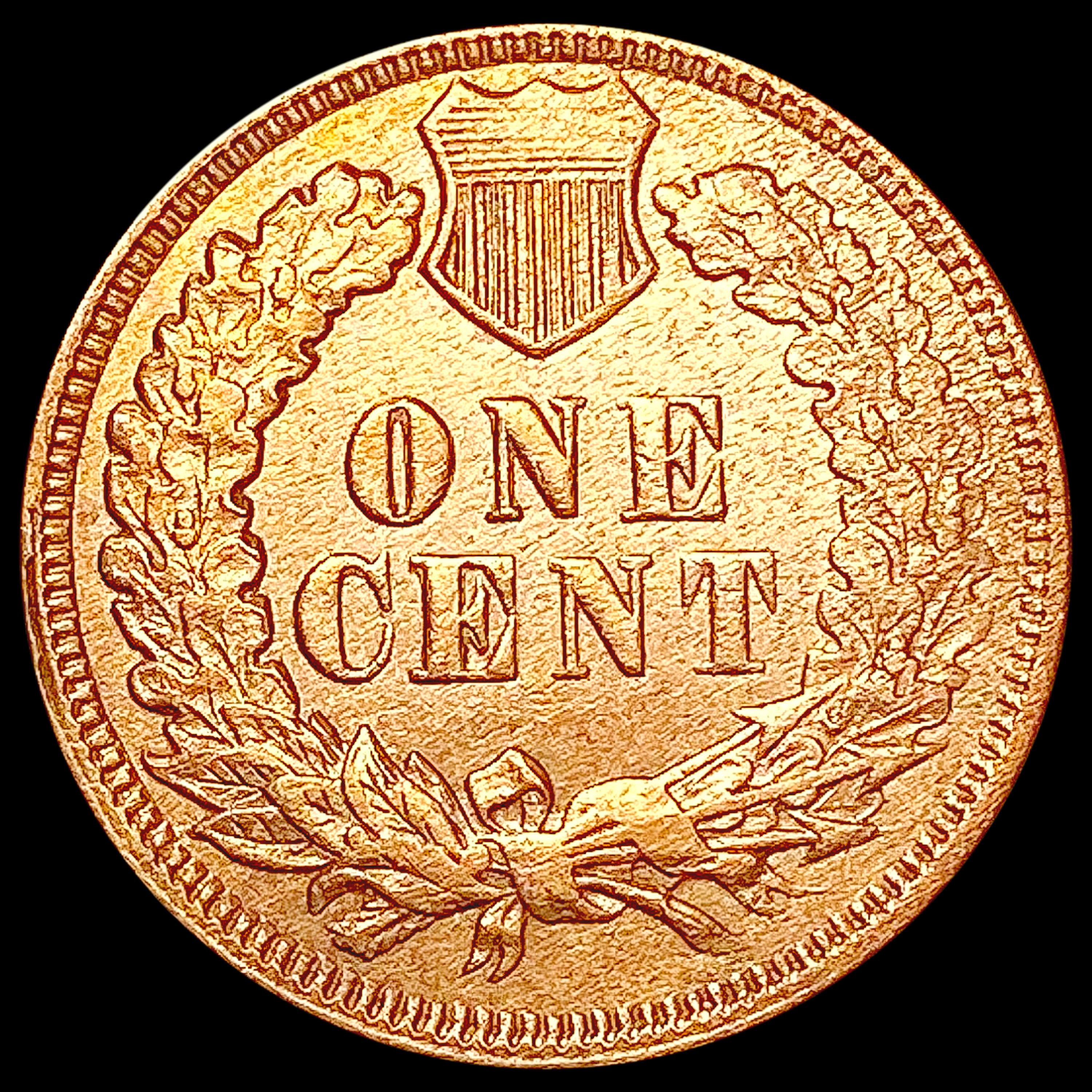 1873 Indian Head Cent CHOICE AU