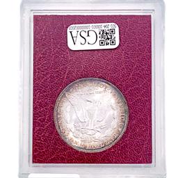 1890 Morgan Silver Dollar PICC MS65