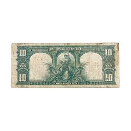 1901 $10 BISON LT UNITED STATES NOTE VF