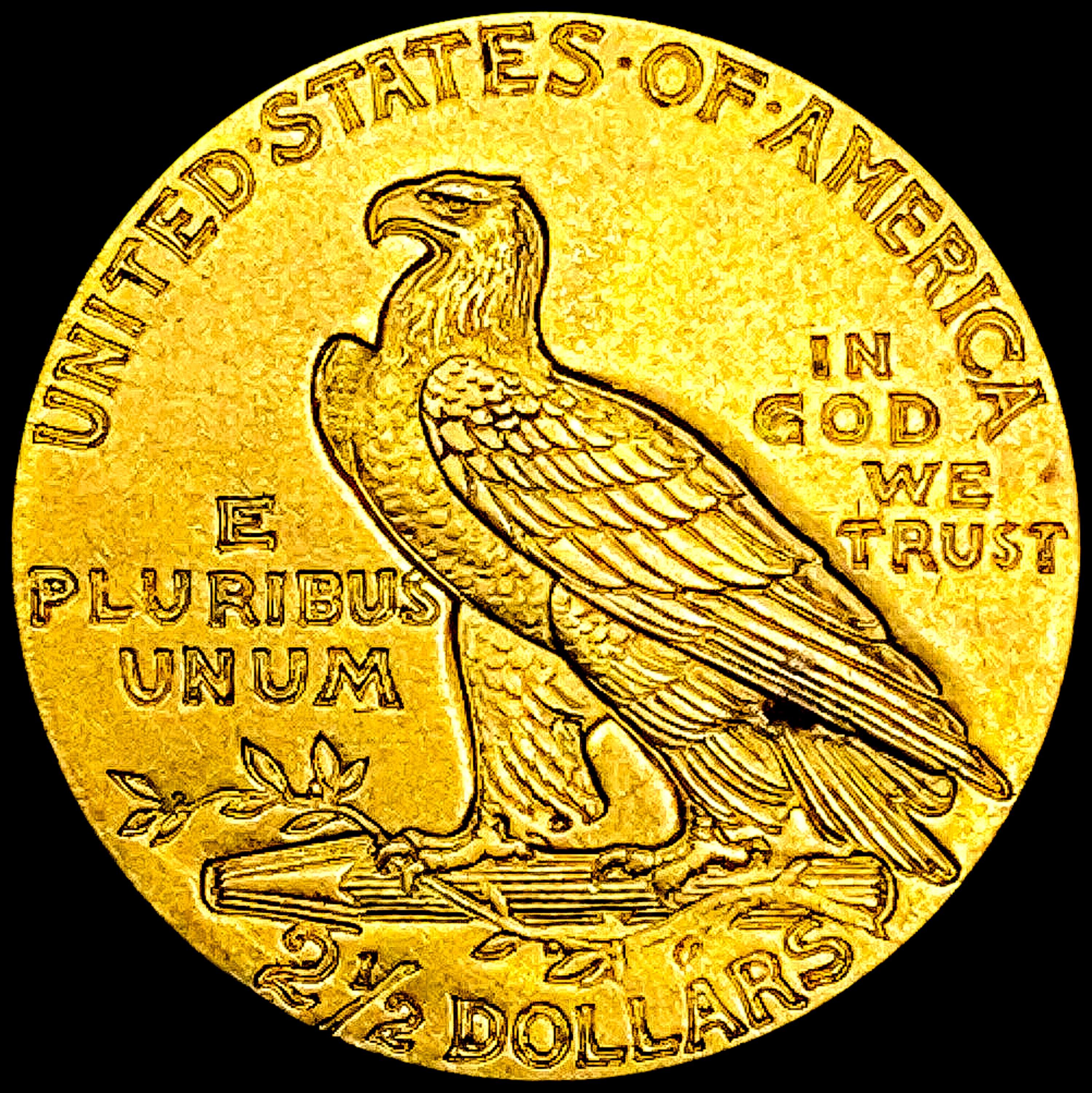1911 $2.50 Gold Quarter Eagle CHOICE AU