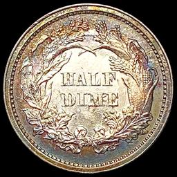 1862 Seated Liberty Half Dime UNCIRCULATED