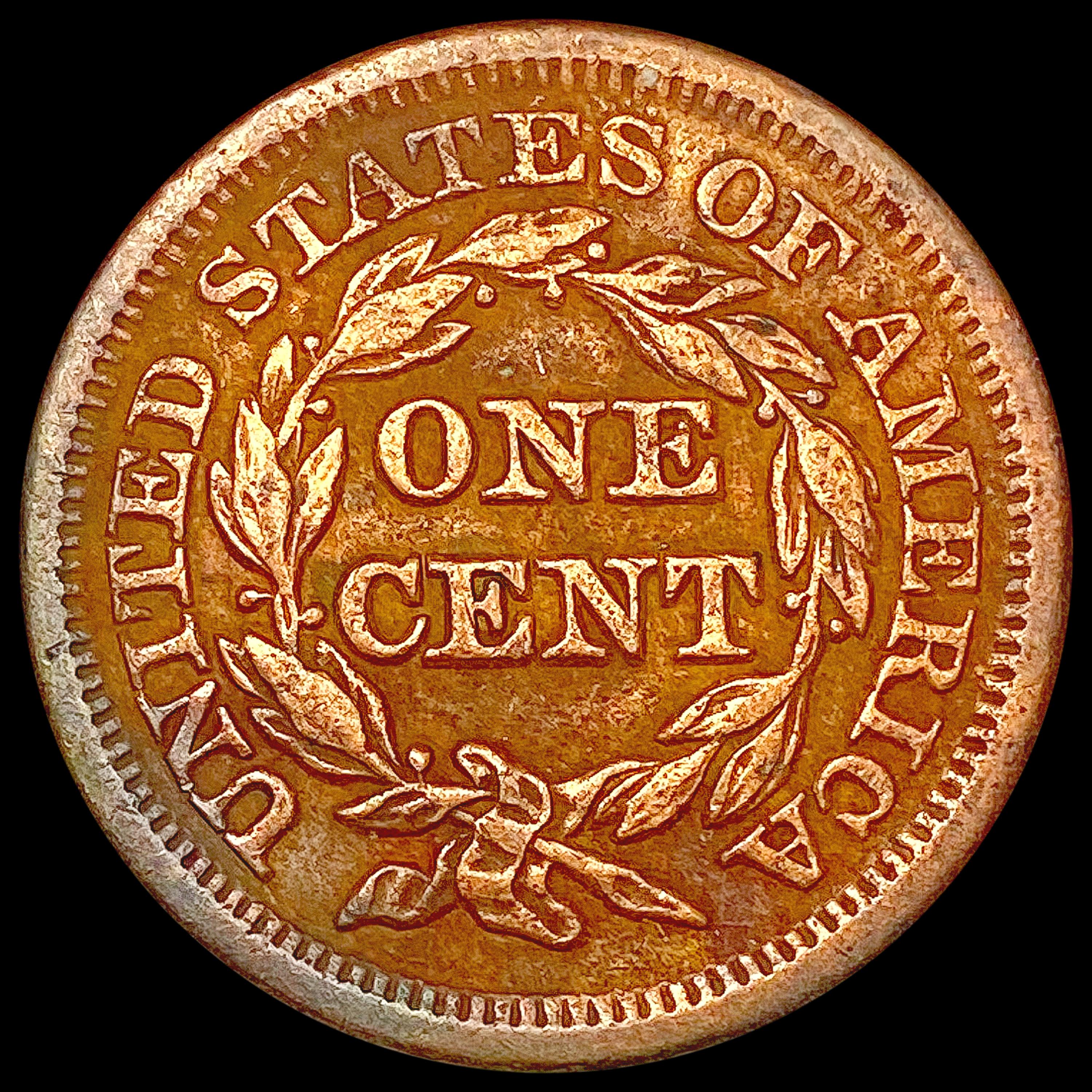 1847 Braided Hair Large Cent CHOICE AU