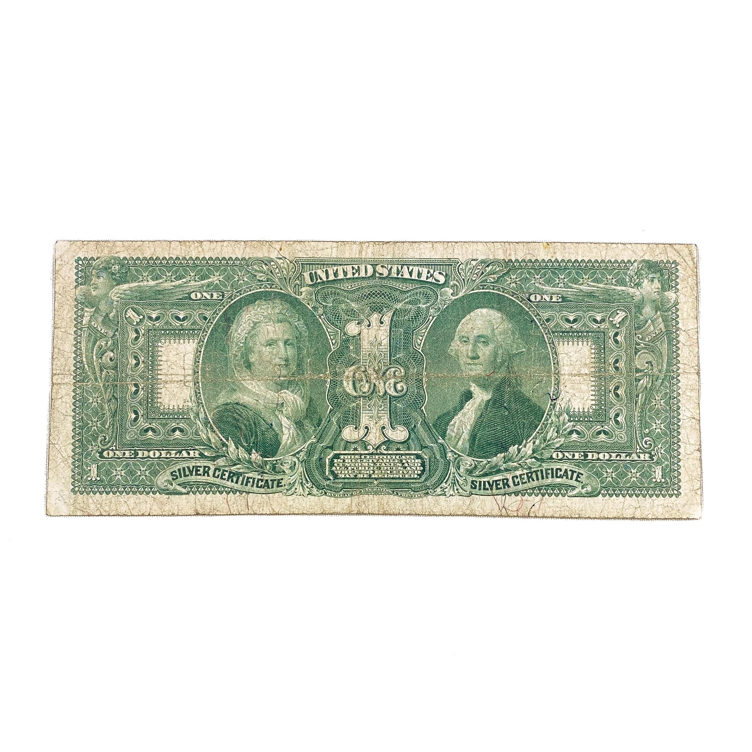 1896 $1 EDUCATIONAL SILVER CERT. NOTE VF