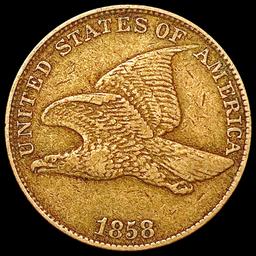 1858 LL Flying Eagle Cent NEARLY UNCIRCULATED