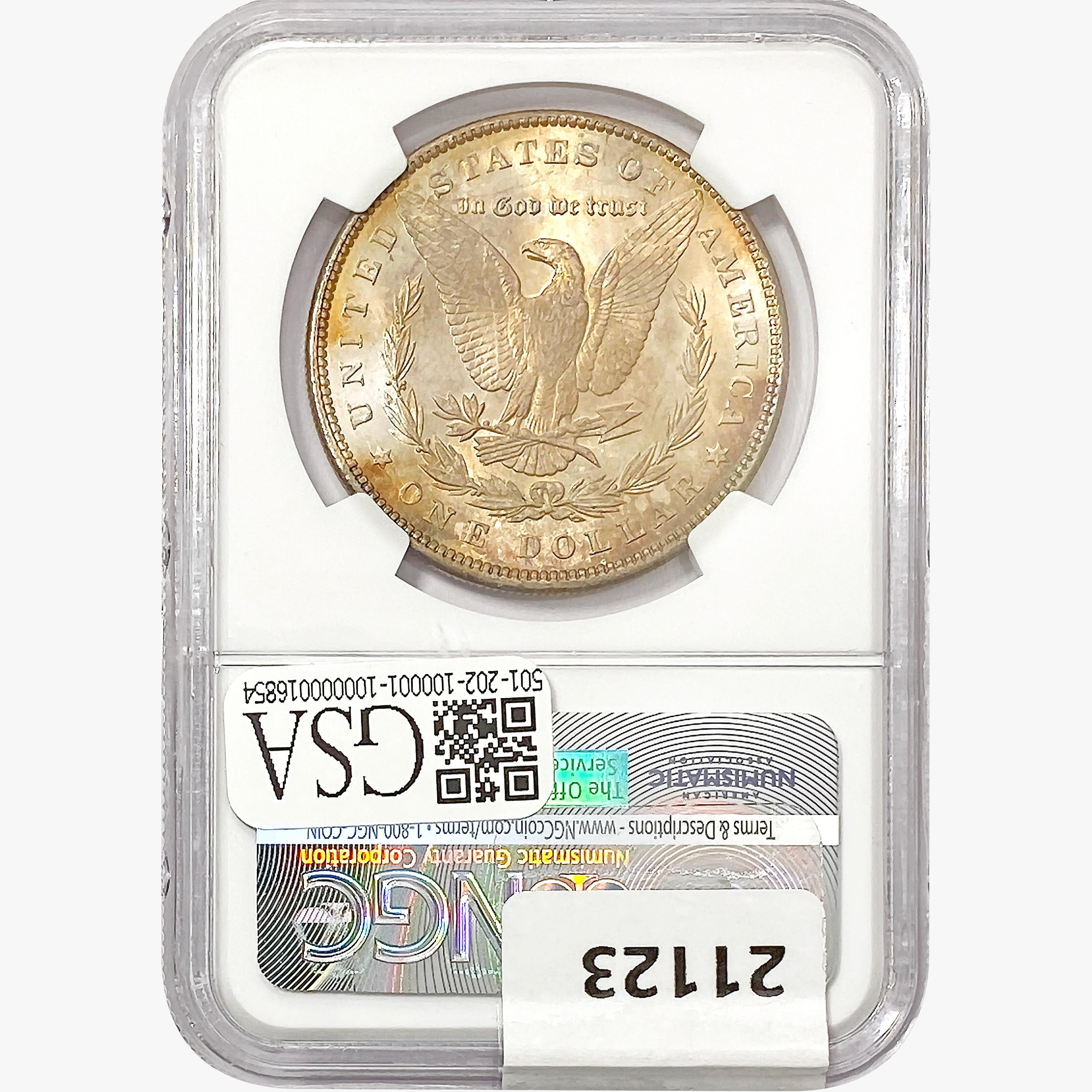 1897 Morgan Silver Dollar NGC MS63