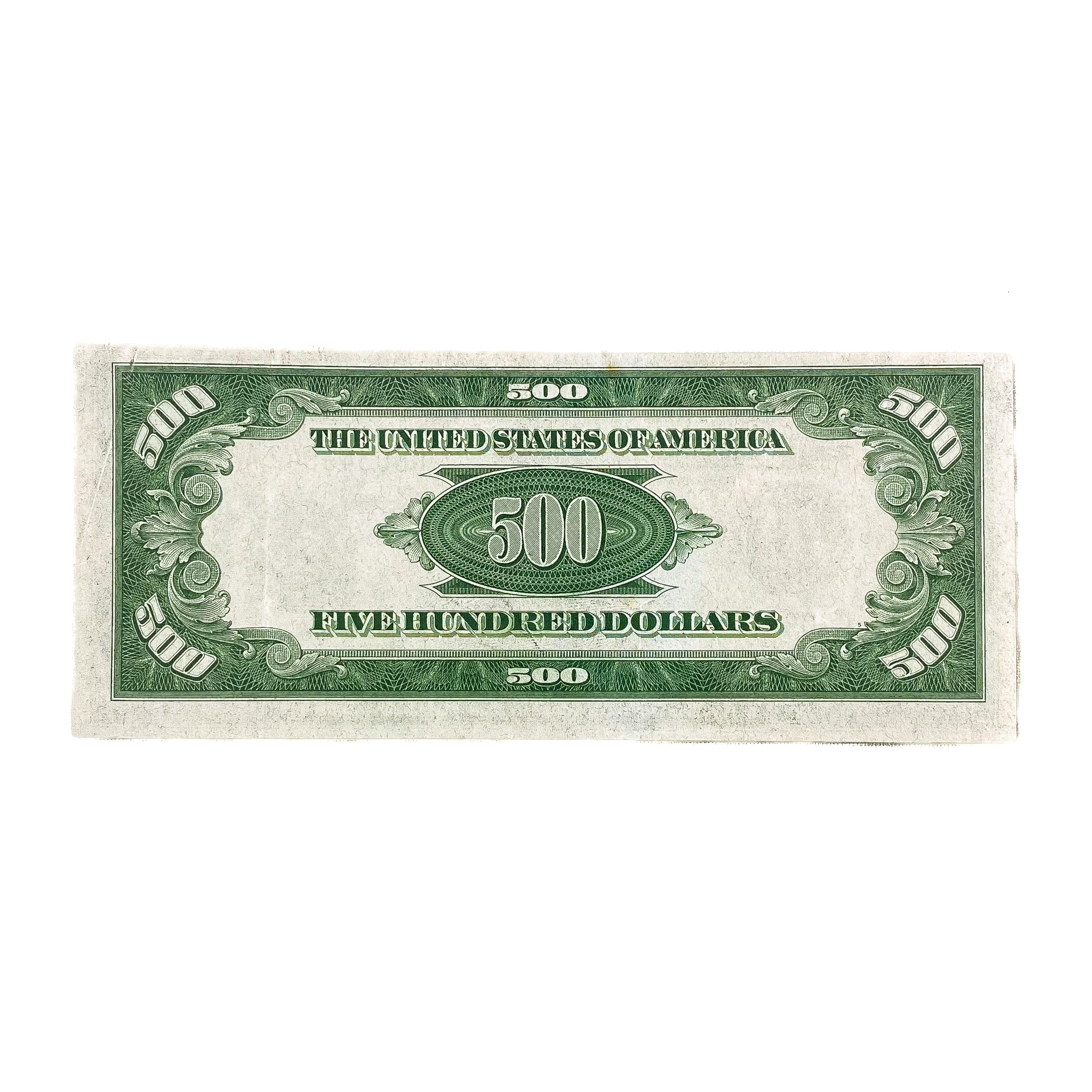 1934 $500 FRN CHICAGO, IL AU