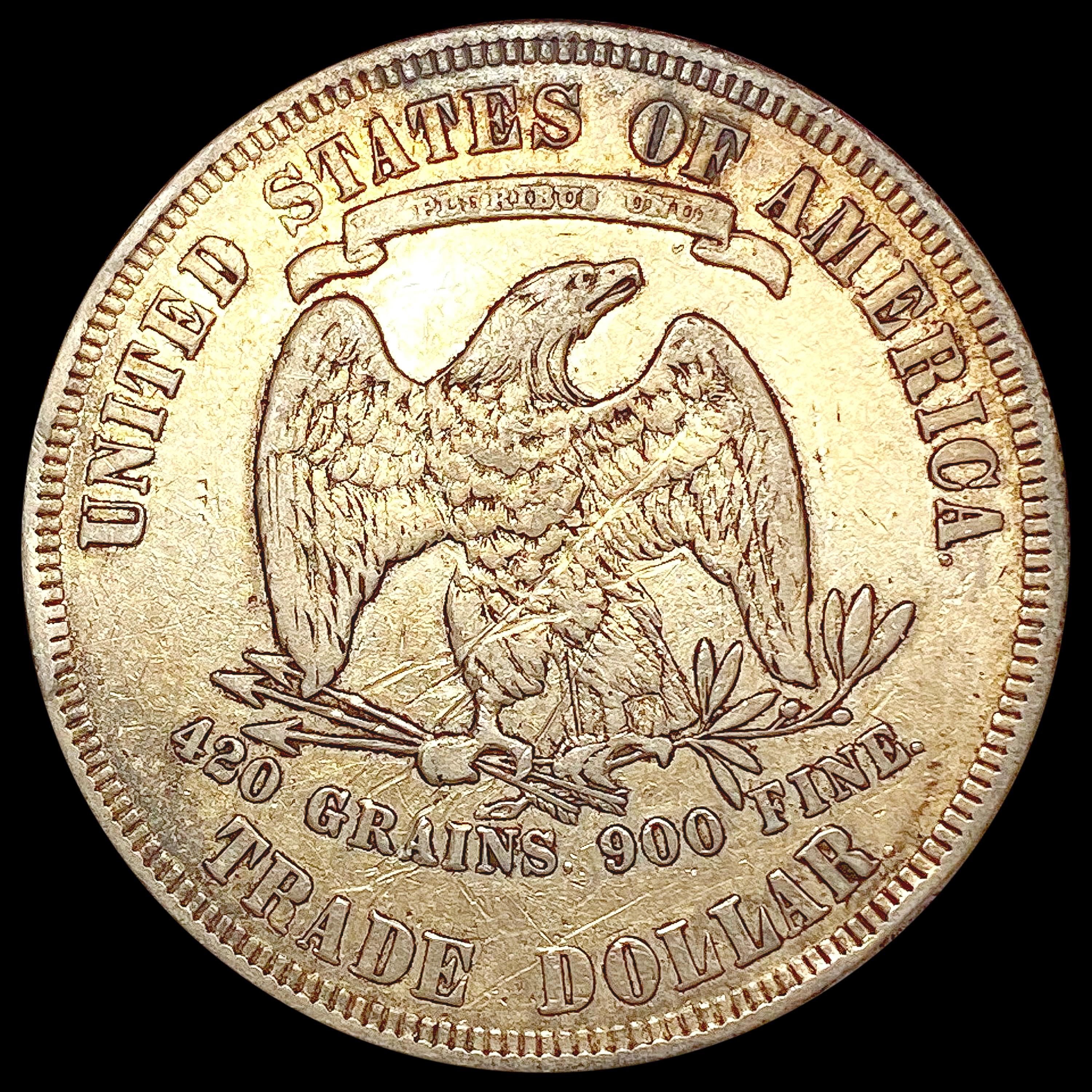 1877 Silver Trade Dollar LIGHTLY CIRCULATED