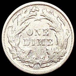 1889 Seated Liberty Dime CHOICE AU