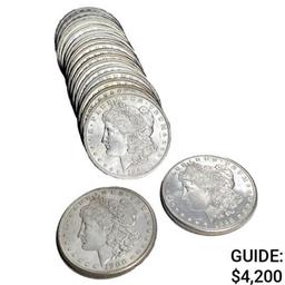 Morgan Silver Dollar Roll BU [20 Coins][[5] 1879