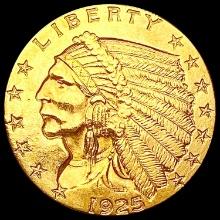 1925-D $5 Gold Half Eagle UNCIRCULATED