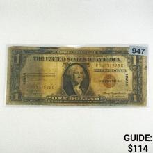 1935 $1 WWII Hawaii Issue Silver Certificate