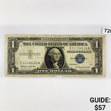 1957 B $1 Silver Silver Certificate LIGHTLY CIRCUL