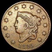 1825 Coronet Head Large Cent LIGHTLY CIRCULATED