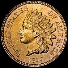 1860 RB Point Bust Indian Head Cent UNCIRCULATED