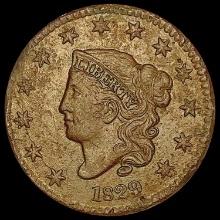 1829 Coronet Head Large Cent CLOSELY UNCIRCULATED