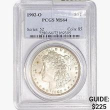 1902-O Morgan Silver Dollar PCGS MS64