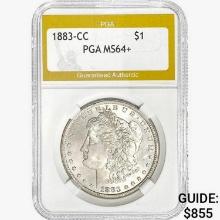 1883-CC Morgan Silver Dollar PGA MS64+