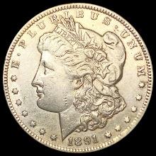 1891-CC Morgan Silver Dollar CLOSELY UNCIRCULATED