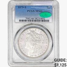 1879-S CAC Morgan Silver Dollar PCGS MS66