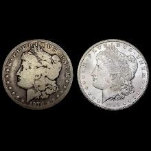 [2] Morgan Silver Dollars [1878-CC, 1884-CC] CLOSE