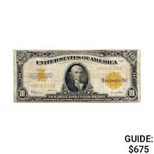 1922 $10 GOLD CERT. VF
