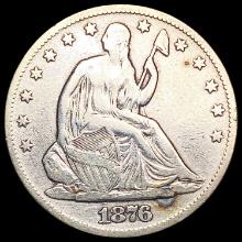 1876 Seated Liberty Half Dollar LIGHTLY CIRCULATED