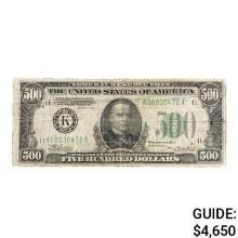 1934-A $500 FRN DALLAS, TX VF
