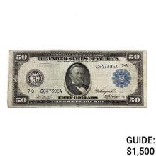 1914 $50 FRN CHICAGO, IL VF