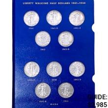 1941-1947 UNC Walking Liberty Half Dollar Set [20