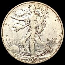 1935-D Walking Liberty Half Dollar NEARLY UNCIRCUL