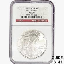 2006 Silver Eagle NGC MS70 First Strike