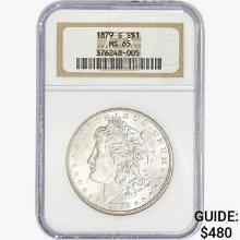 1879-S Morgan Silver Dollar NGC MS65