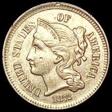 1872 Nickel Three Cent UNCIRCULATED