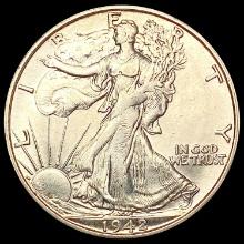 1942-S Walking Liberty Half Dollar UNCIRCULATED