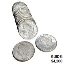 Morgan Silver Dollar Roll BU [20 Coins][[5] 1879