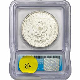 1884-S Morgan Silver Dollar ICG AU53 Details-Clean