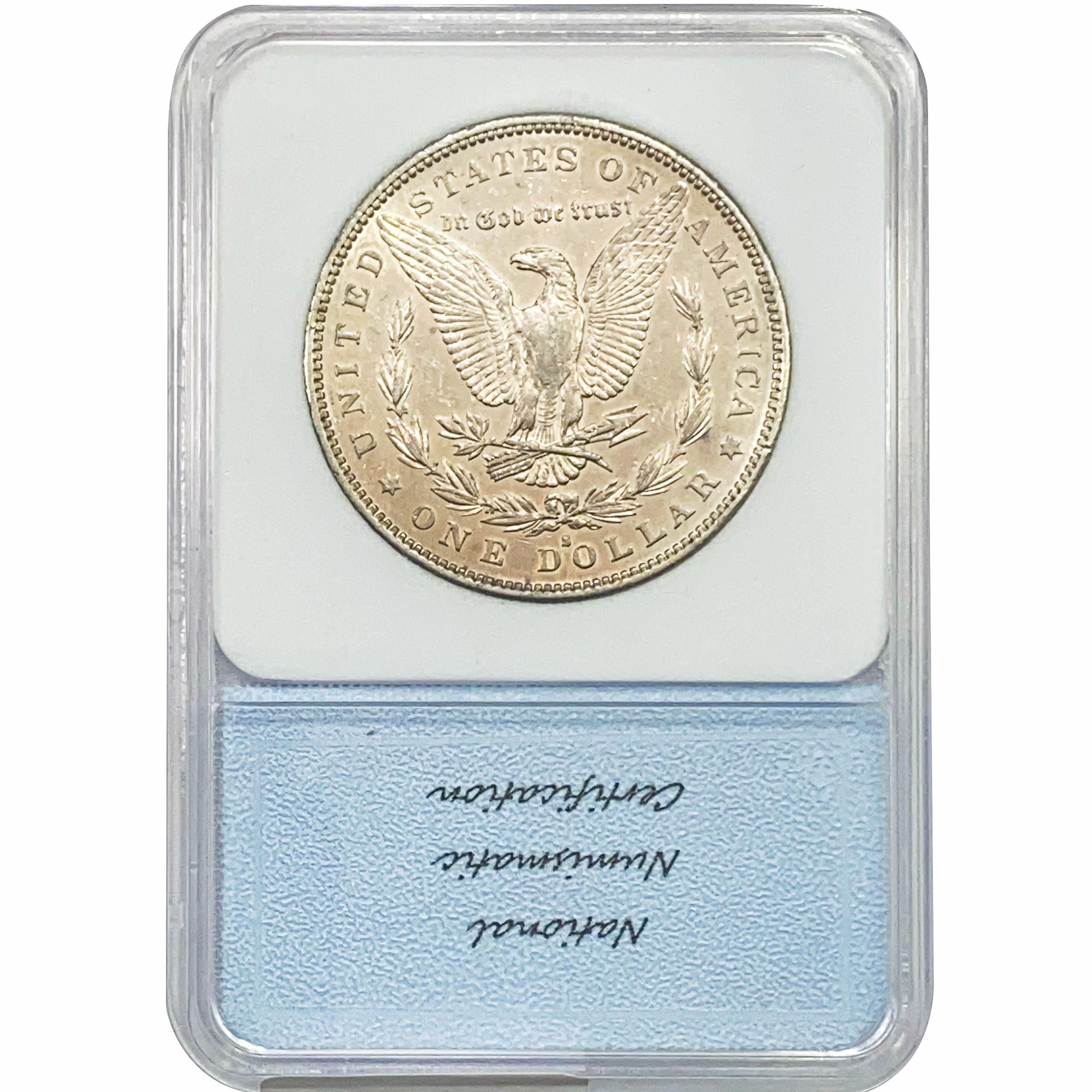 1884-S Morgan Silver Dollar NNC AU58+