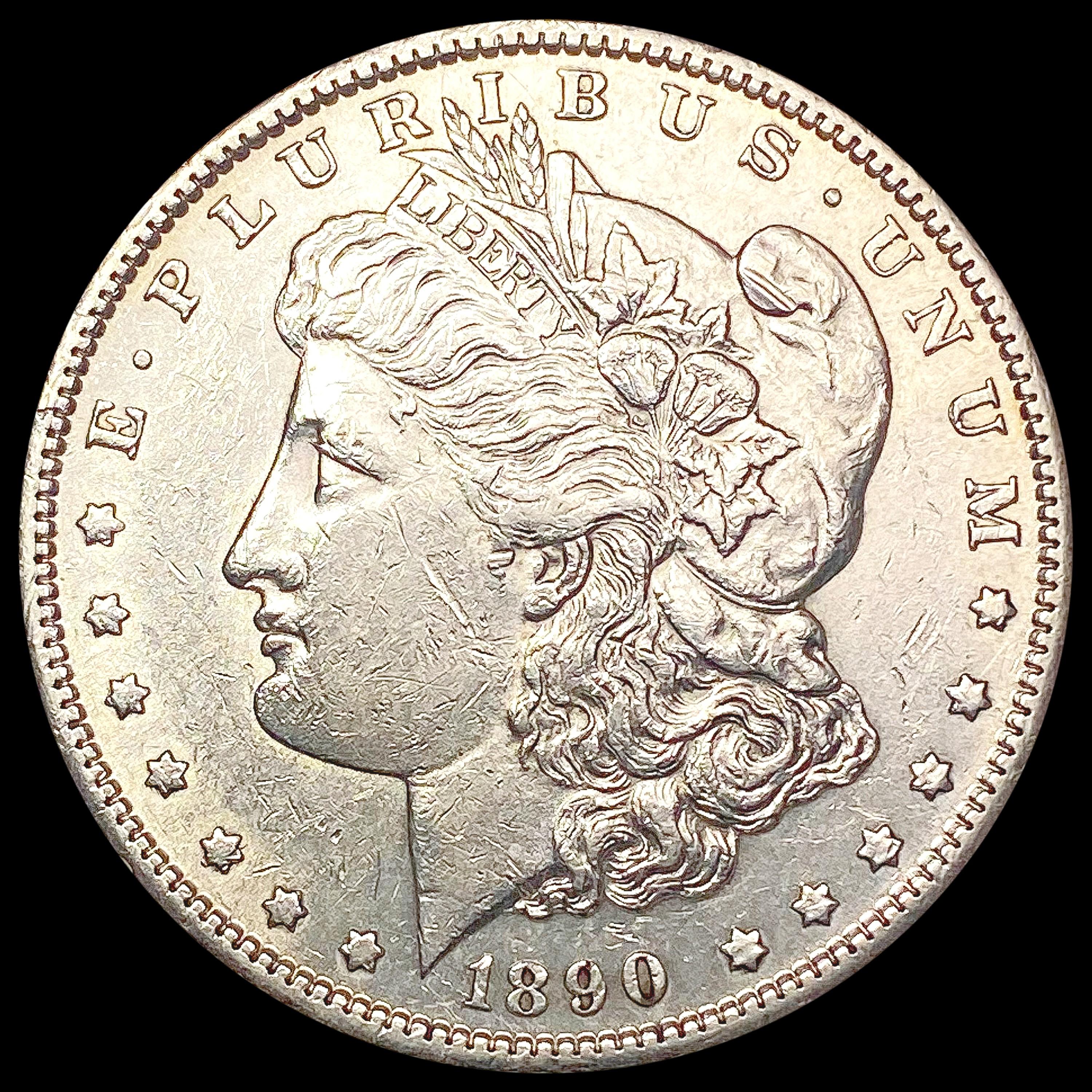 1890-S Morgan Silver Dollar CHOICE AU