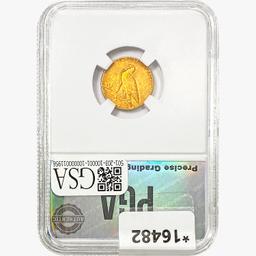 1925-D $2.50 Gold Quarter Eagle PGA MS64+