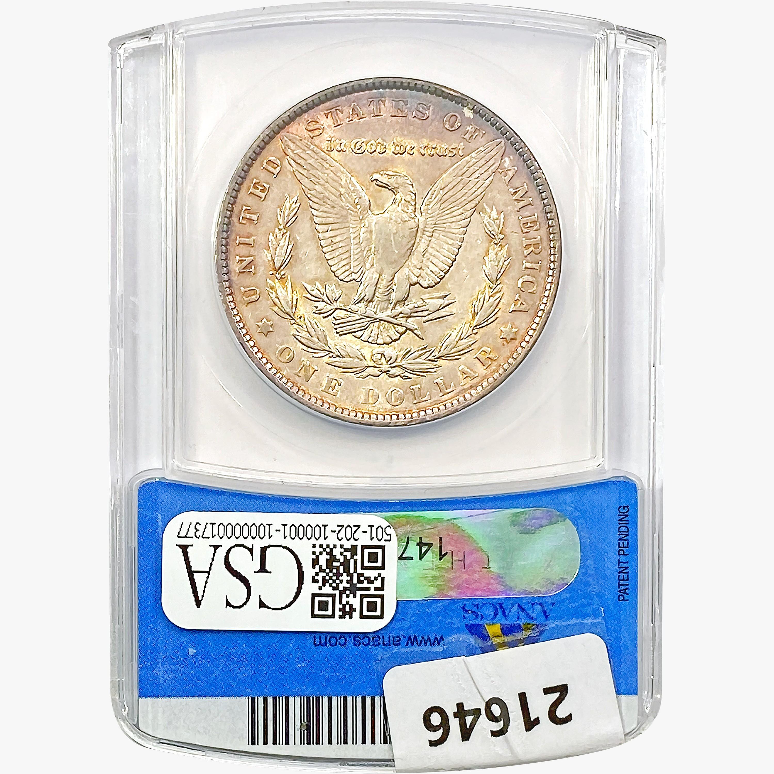 1901 Morgan Silver Dollar ANACS AU53
