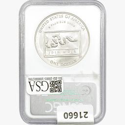 2006-P Ben Franklin Scientist Silver $1 NGC MS69