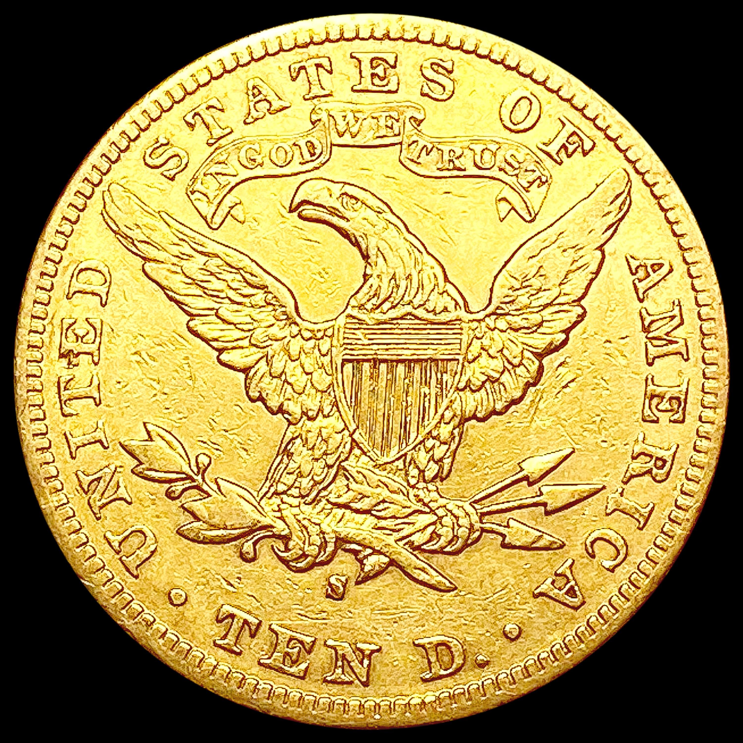 1897-S $10 Gold Eagle NEARLY UNCIRCULATED