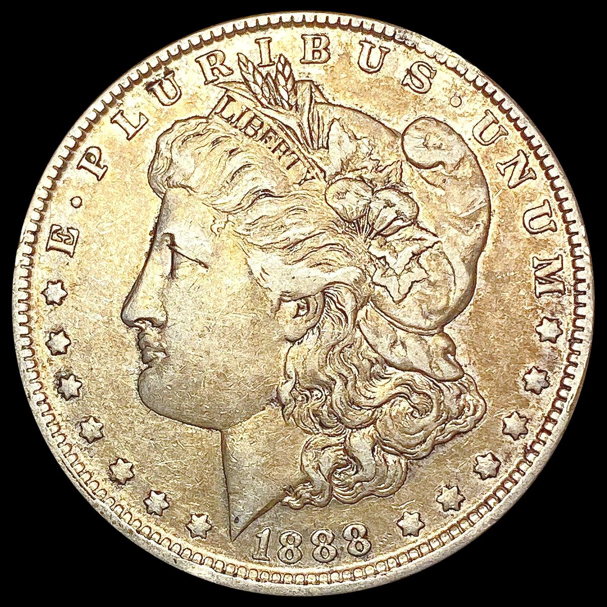 1888-O Morgan Silver Dollar NEARLY UNCIRCULATED