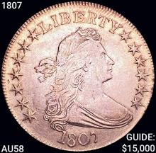1807 Draped Bust Half Dollar CHOICE AU