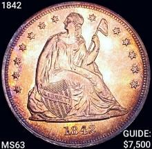 1842 Seated Liberty Dollar