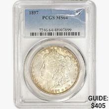 1897 Morgan Silver Dollar PCGS MS64